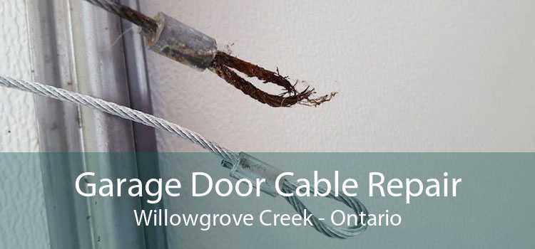 Garage Door Cable Repair Willowgrove Creek - Ontario