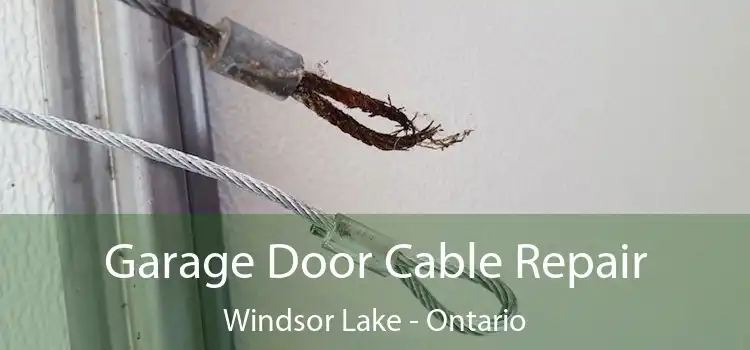 Garage Door Cable Repair Windsor Lake - Ontario
