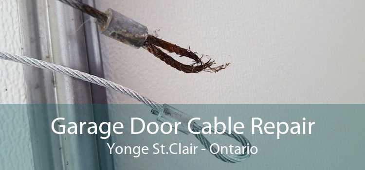 Garage Door Cable Repair Yonge St.Clair - Ontario