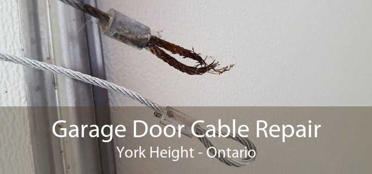 Garage Door Cable Repair York Height - Ontario