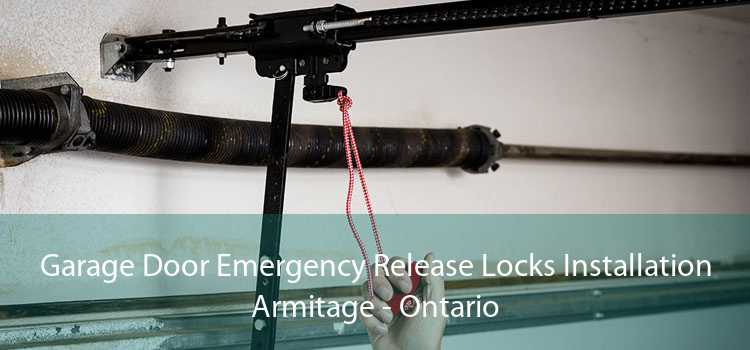 Garage Door Emergency Release Locks Installation Armitage - Ontario