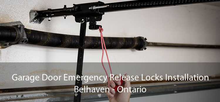 Garage Door Emergency Release Locks Installation Belhaven - Ontario