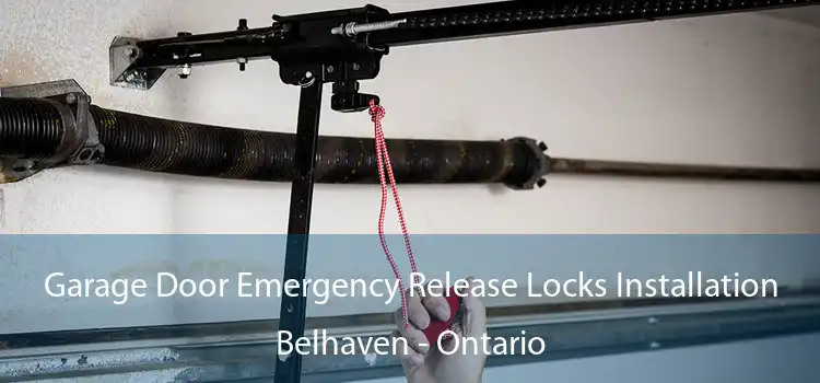 Garage Door Emergency Release Locks Installation Belhaven - Ontario