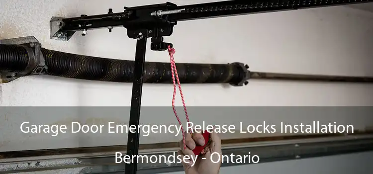 Garage Door Emergency Release Locks Installation Bermondsey - Ontario
