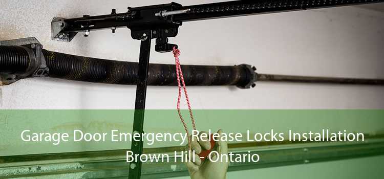 Garage Door Emergency Release Locks Installation Brown Hill - Ontario