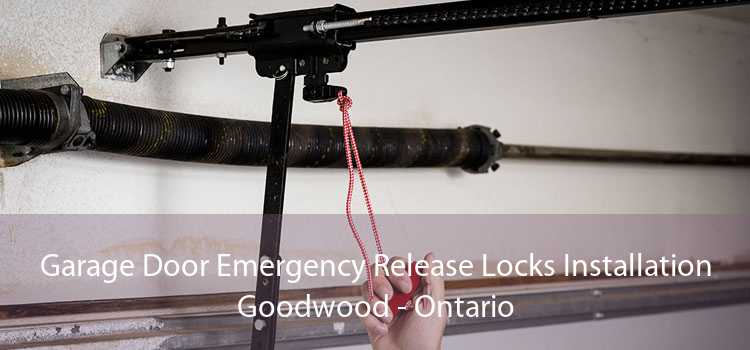 Garage Door Emergency Release Locks Installation Goodwood - Ontario