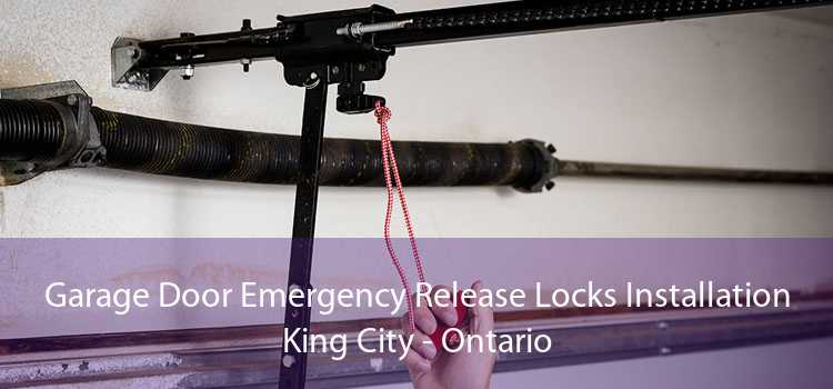 Garage Door Emergency Release Locks Installation King City - Ontario