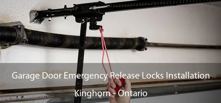 Garage Door Emergency Release Locks Installation Kinghorn - Ontario