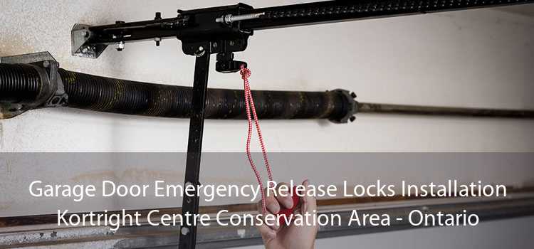 Garage Door Emergency Release Locks Installation Kortright Centre Conservation Area - Ontario