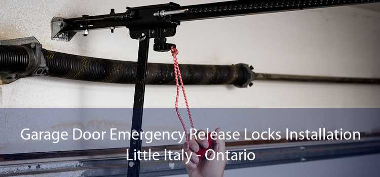 Garage Door Emergency Release Locks Installation Little Italy - Ontario