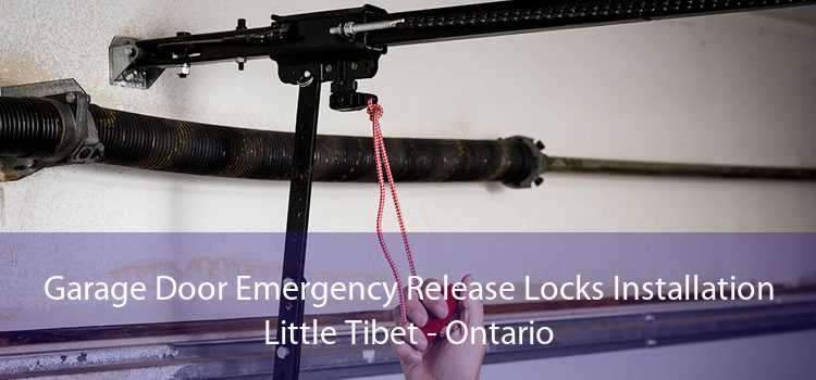 Garage Door Emergency Release Locks Installation Little Tibet - Ontario