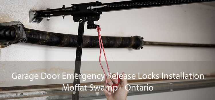 Garage Door Emergency Release Locks Installation Moffat Swamp - Ontario