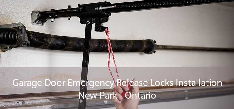 Garage Door Emergency Release Locks Installation New Park - Ontario