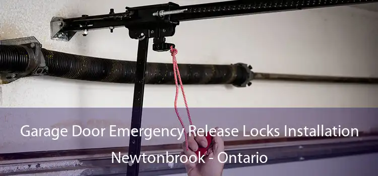 Garage Door Emergency Release Locks Installation Newtonbrook - Ontario