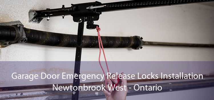 Garage Door Emergency Release Locks Installation Newtonbrook West - Ontario