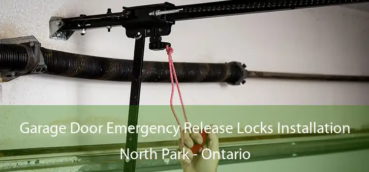 Garage Door Emergency Release Locks Installation North Park - Ontario
