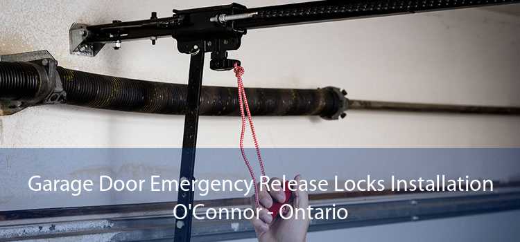 Garage Door Emergency Release Locks Installation O'Connor - Ontario