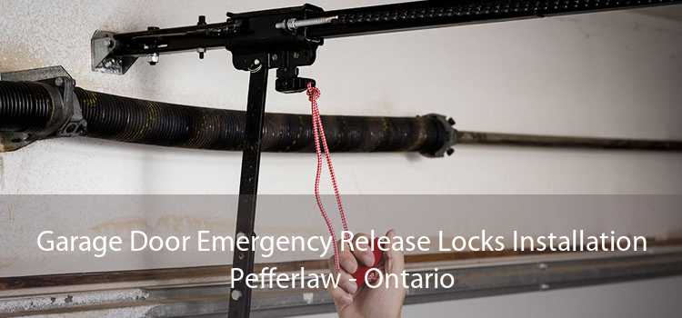 Garage Door Emergency Release Locks Installation Pefferlaw - Ontario