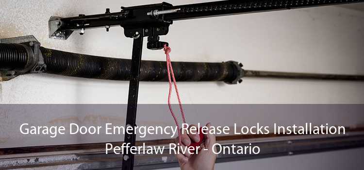 Garage Door Emergency Release Locks Installation Pefferlaw River - Ontario