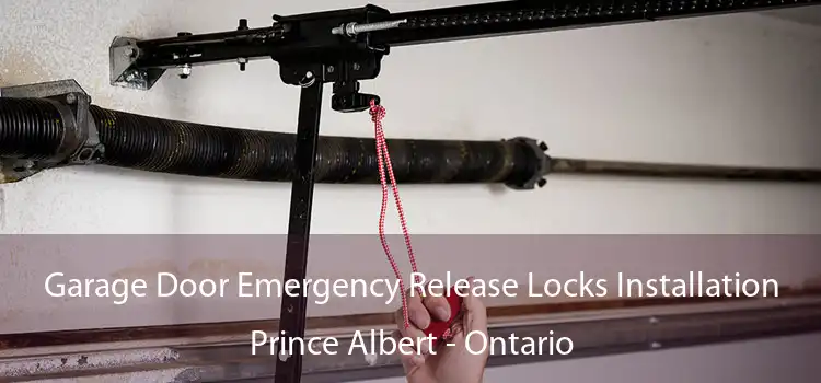 Garage Door Emergency Release Locks Installation Prince Albert - Ontario