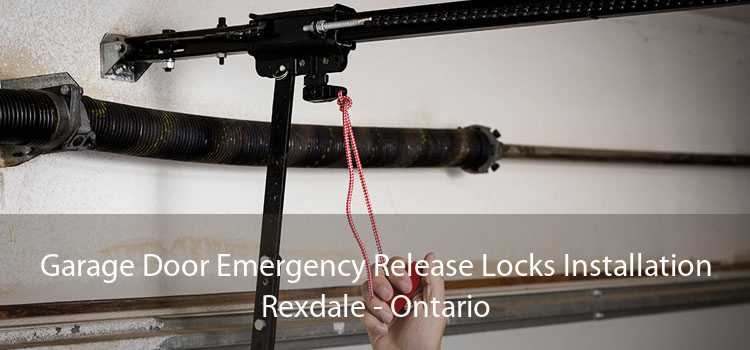 Garage Door Emergency Release Locks Installation Rexdale - Ontario