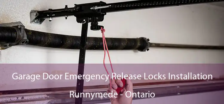 Garage Door Emergency Release Locks Installation Runnymede - Ontario
