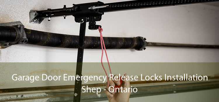 Garage Door Emergency Release Locks Installation Shep - Ontario