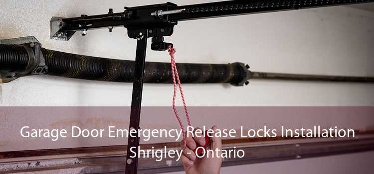 Garage Door Emergency Release Locks Installation Shrigley - Ontario