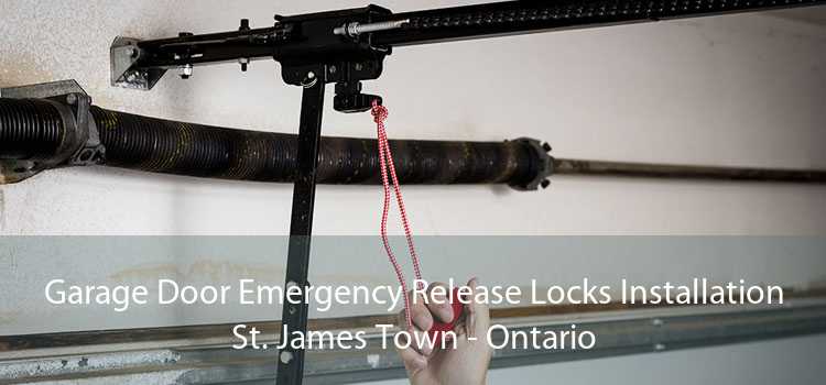 Garage Door Emergency Release Locks Installation St. James Town - Ontario