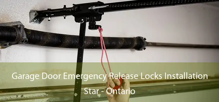 Garage Door Emergency Release Locks Installation Star - Ontario
