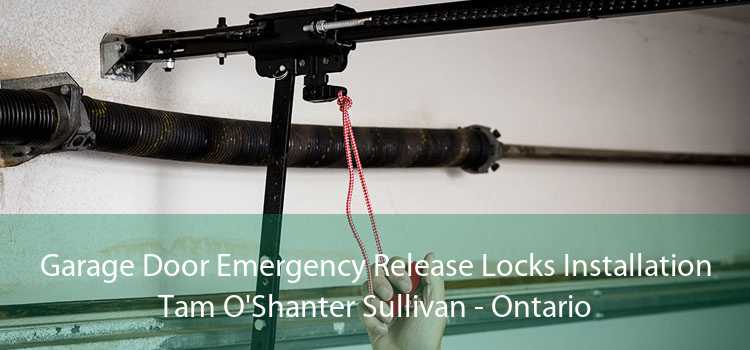 Garage Door Emergency Release Locks Installation Tam O'Shanter Sullivan - Ontario