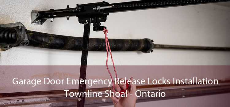 Garage Door Emergency Release Locks Installation Townline Shoal - Ontario