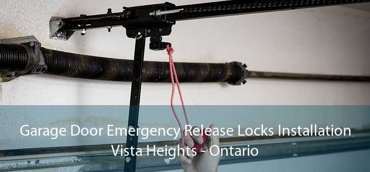 Garage Door Emergency Release Locks Installation Vista Heights - Ontario