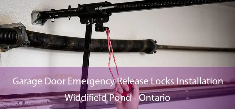 Garage Door Emergency Release Locks Installation Widdifield Pond - Ontario