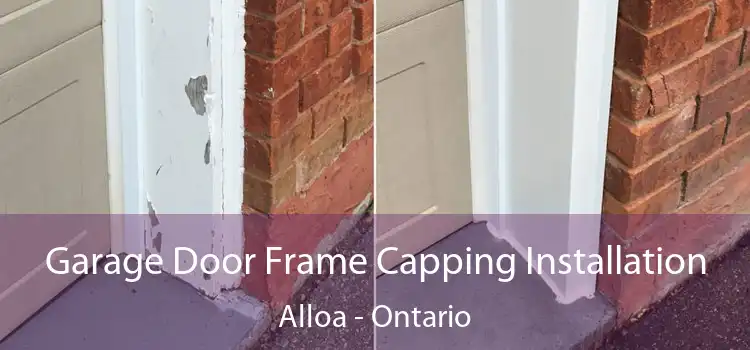 Garage Door Frame Capping Installation Alloa - Ontario