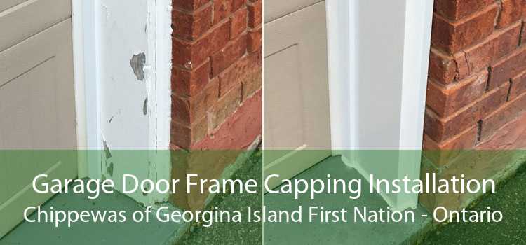 Garage Door Frame Capping Installation Chippewas of Georgina Island First Nation - Ontario