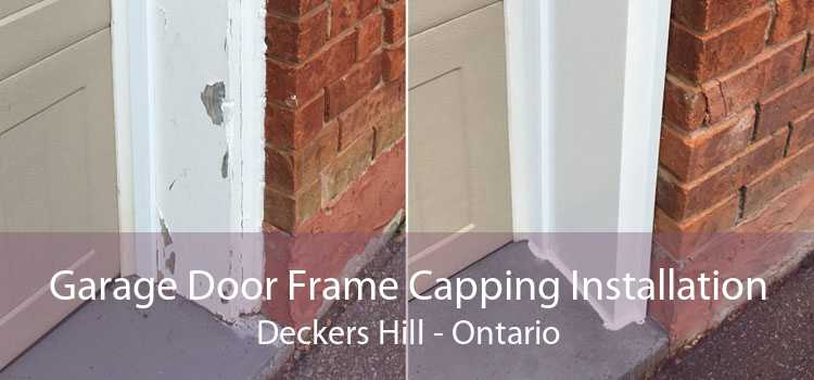Garage Door Frame Capping Installation Deckers Hill - Ontario