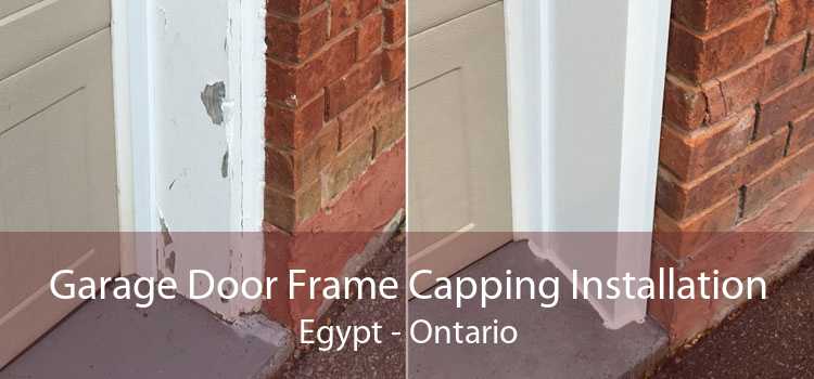 Garage Door Frame Capping Installation Egypt - Ontario