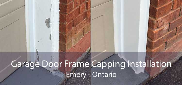 Garage Door Frame Capping Installation Emery - Ontario
