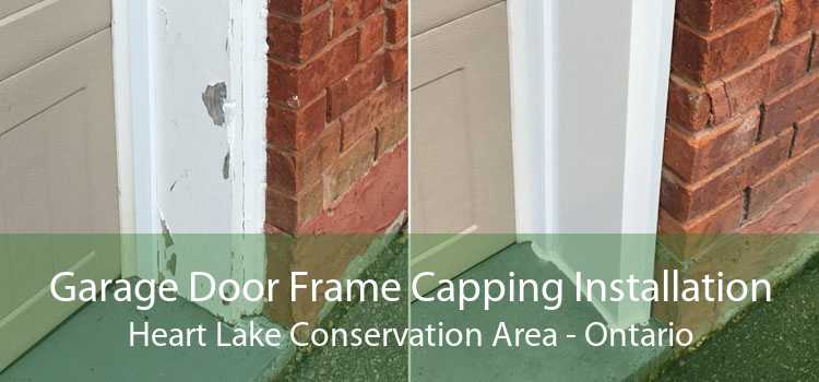 Garage Door Frame Capping Installation Heart Lake Conservation Area - Ontario