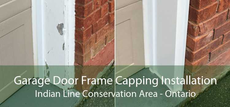Garage Door Frame Capping Installation Indian Line Conservation Area - Ontario