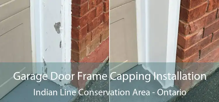 Garage Door Frame Capping Installation Indian Line Conservation Area - Ontario