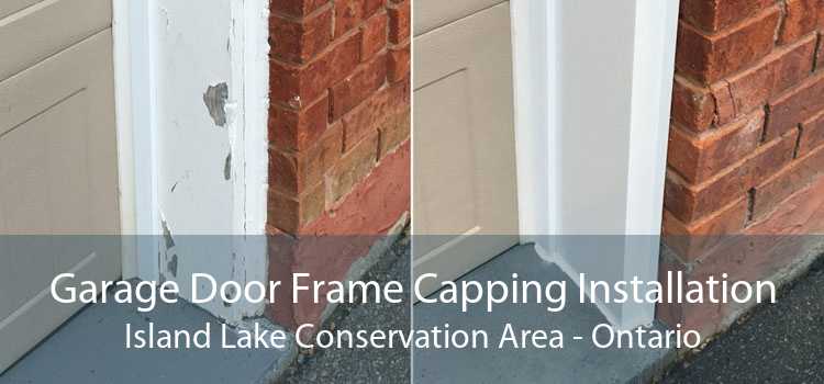 Garage Door Frame Capping Installation Island Lake Conservation Area - Ontario
