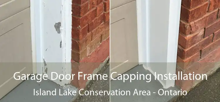 Garage Door Frame Capping Installation Island Lake Conservation Area - Ontario