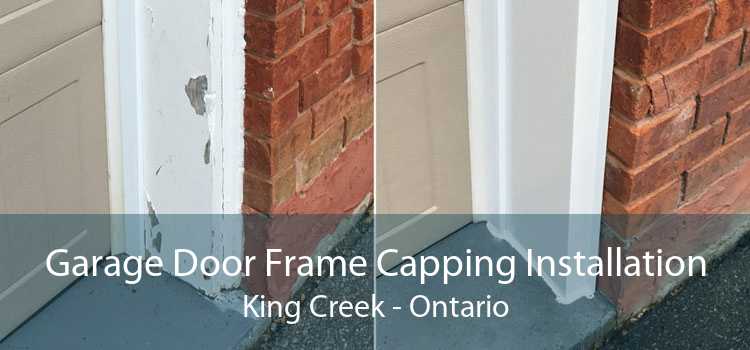 Garage Door Frame Capping Installation King Creek - Ontario