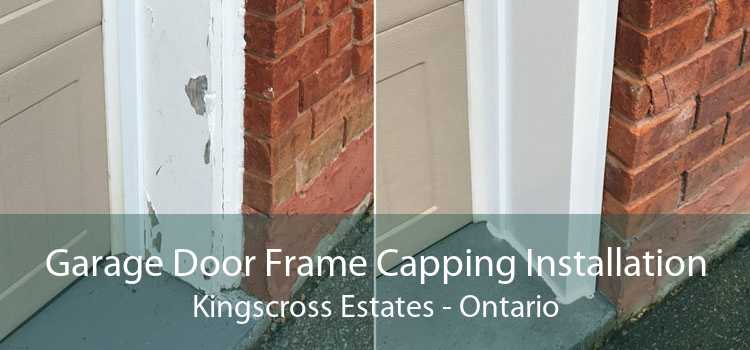 Garage Door Frame Capping Installation Kingscross Estates - Ontario