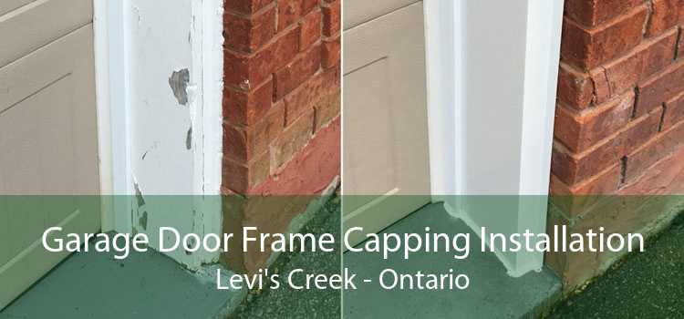 Garage Door Frame Capping Installation Levi's Creek - Ontario