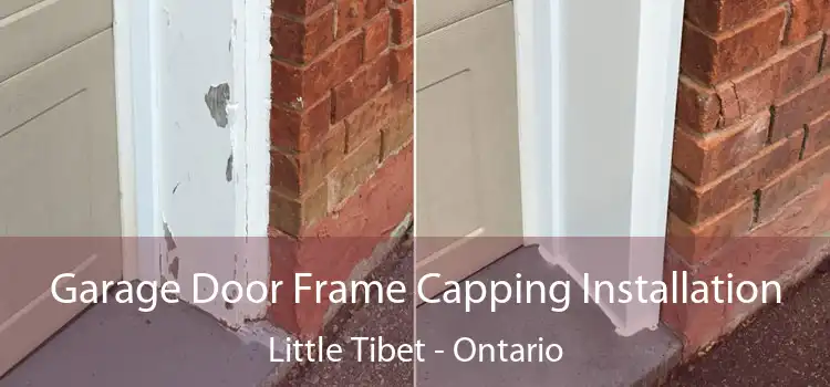 Garage Door Frame Capping Installation Little Tibet - Ontario
