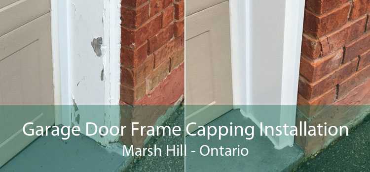 Garage Door Frame Capping Installation Marsh Hill - Ontario