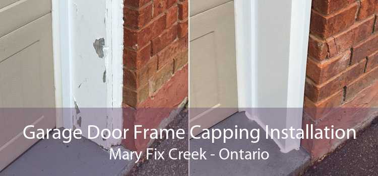 Garage Door Frame Capping Installation Mary Fix Creek - Ontario